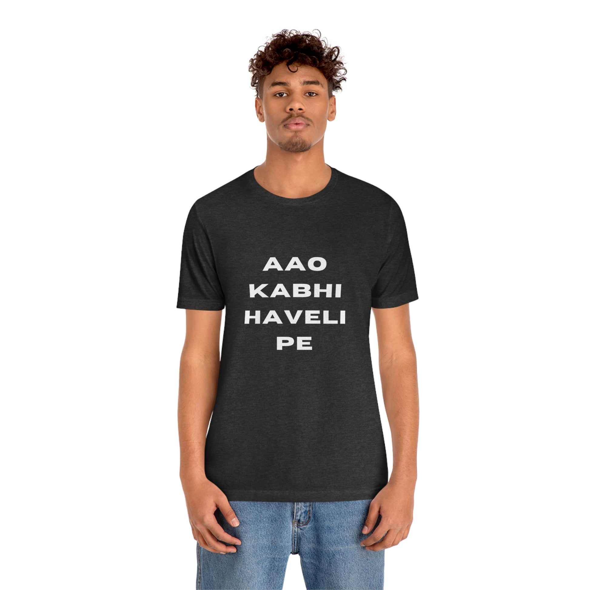 Aao kabhi haveli pe Unisex Jersey Short Sleeve Tee - Urban Chic