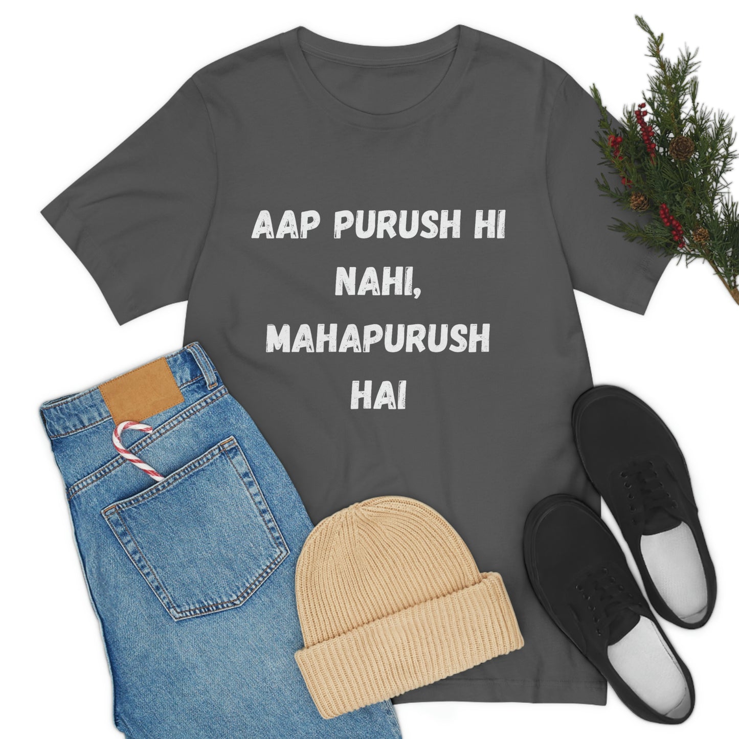 Mahapurush Unisex Jersey Short Sleeve Tee - Urban Chic