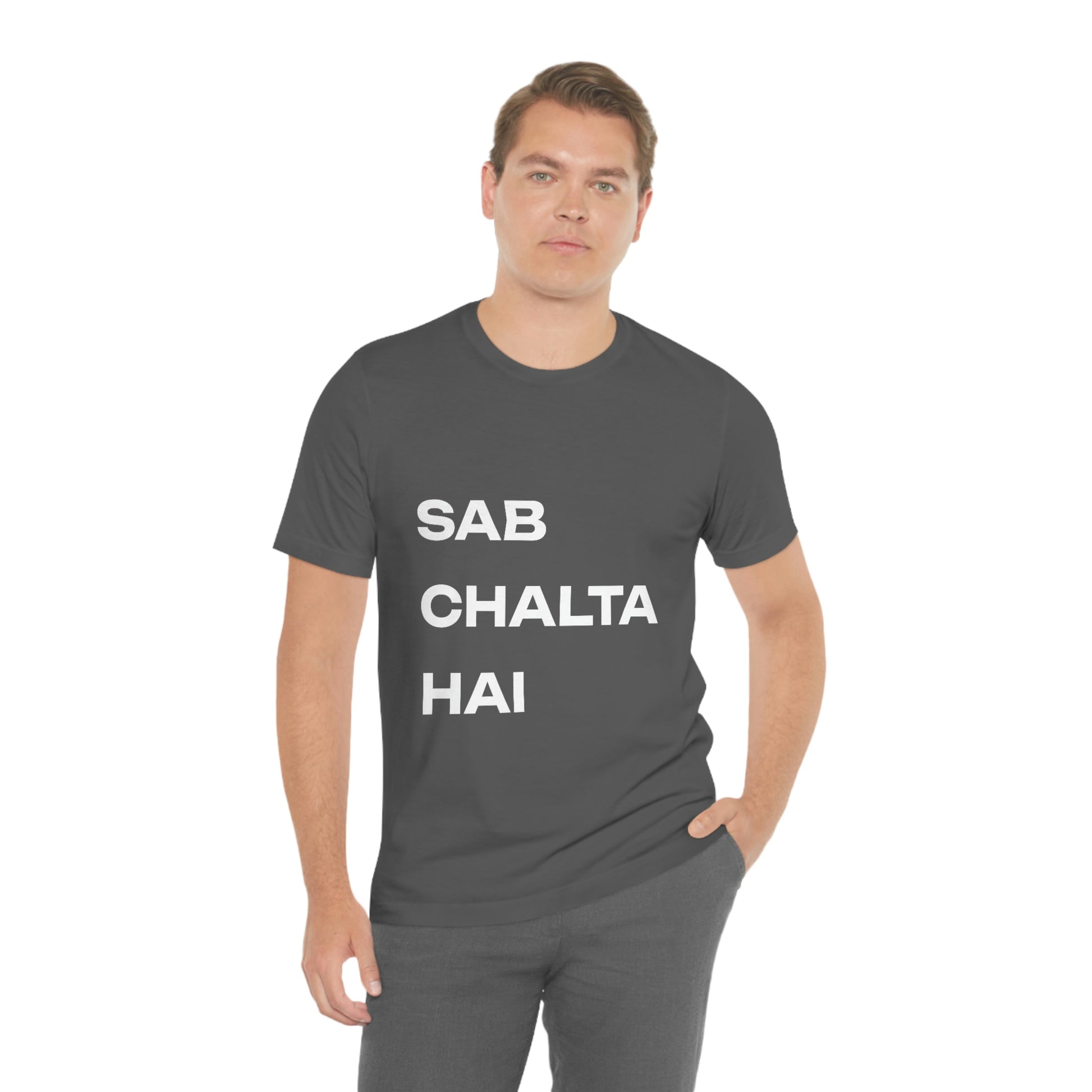 Sab Chaltha hai Unisex Jersey Short Sleeve Tee - Urban Chic