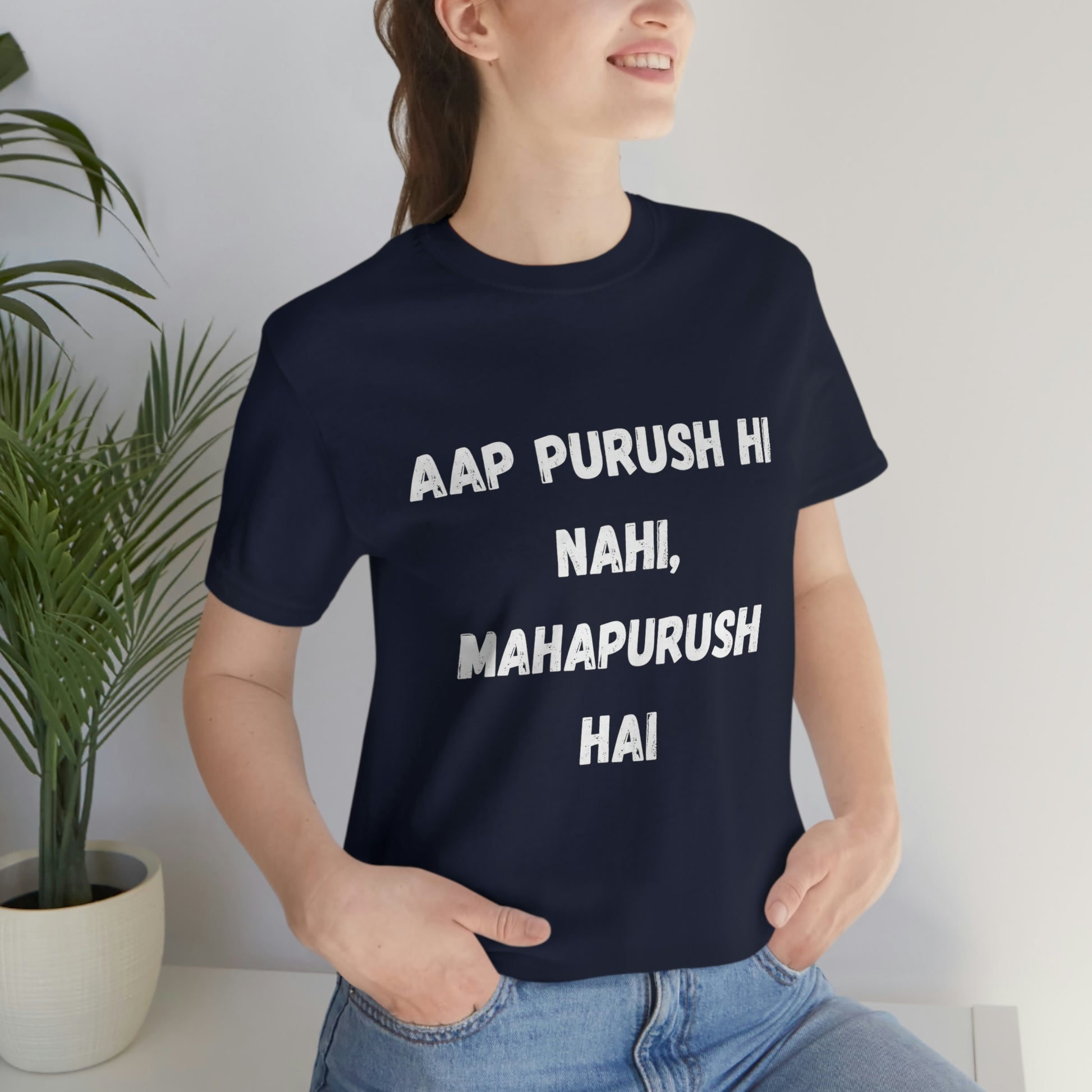 Mahapurush Unisex Jersey Short Sleeve Tee - Urban Chic