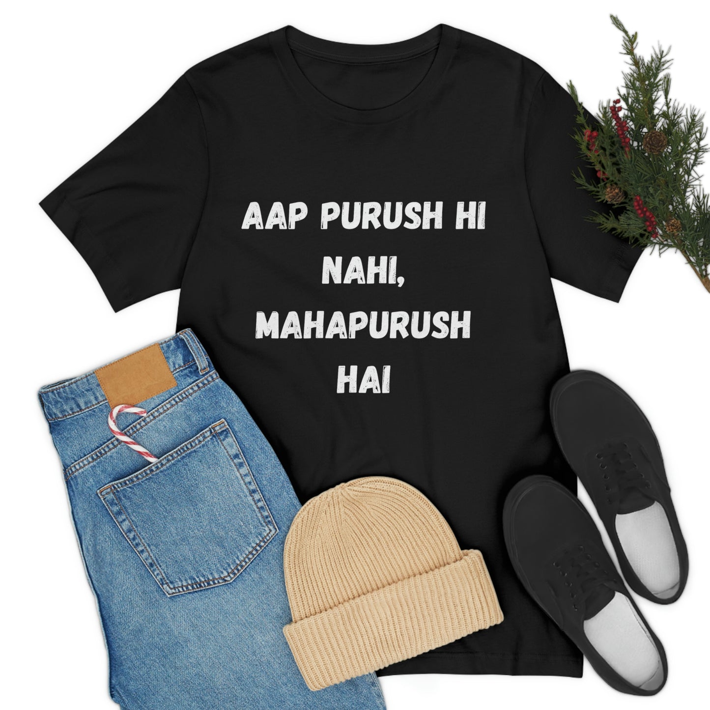 Mahapurush Unisex Jersey Short Sleeve Tee - Urban Chic