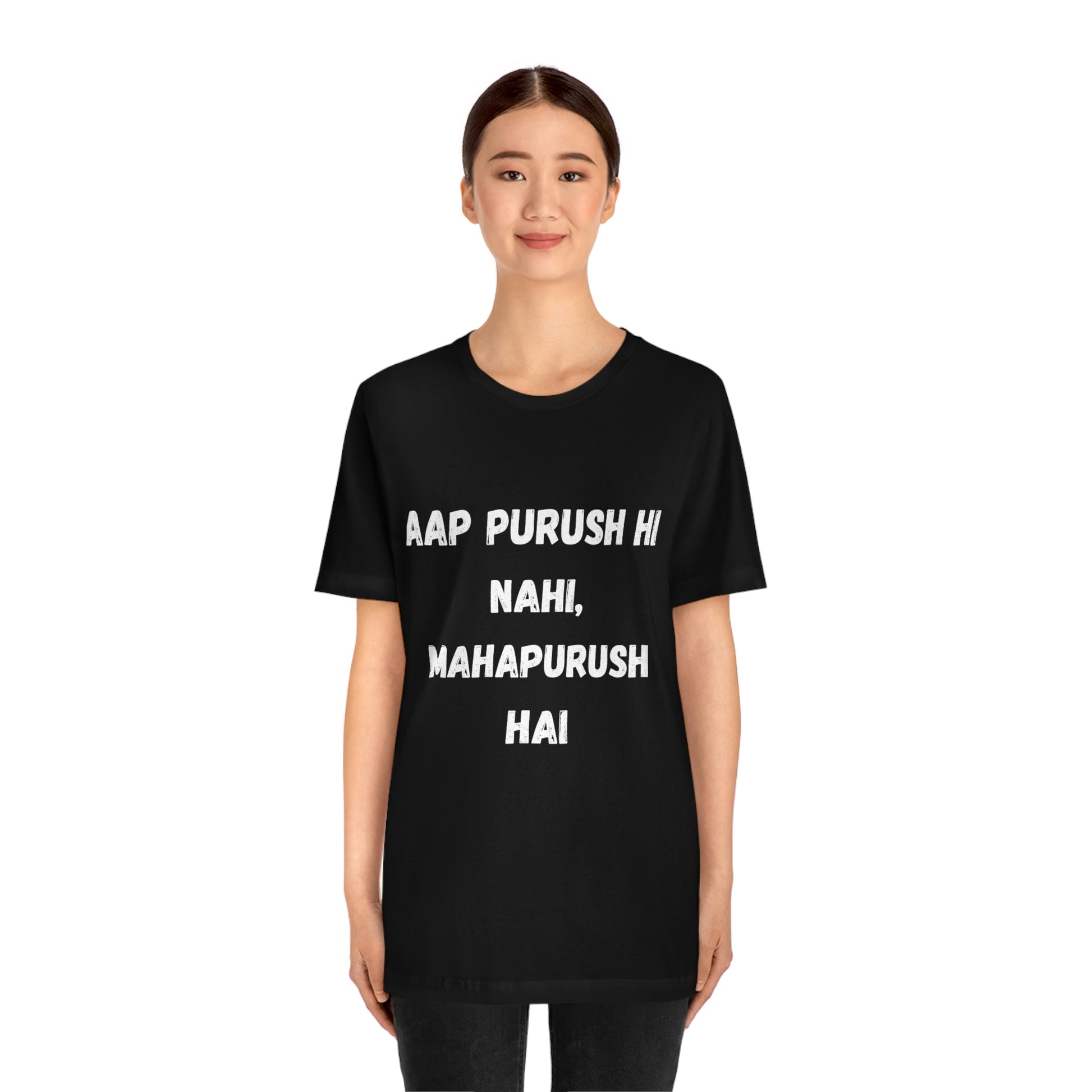 Mahapurush Unisex Jersey Short Sleeve Tee - Urban Chic