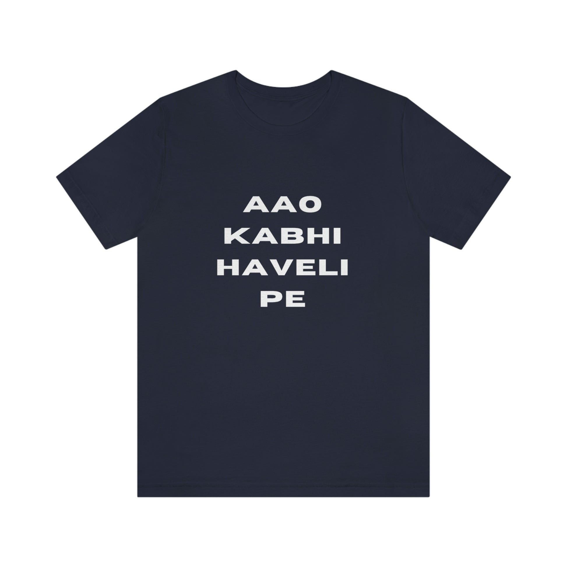 Aao kabhi haveli pe Unisex Jersey Short Sleeve Tee - Urban Chic