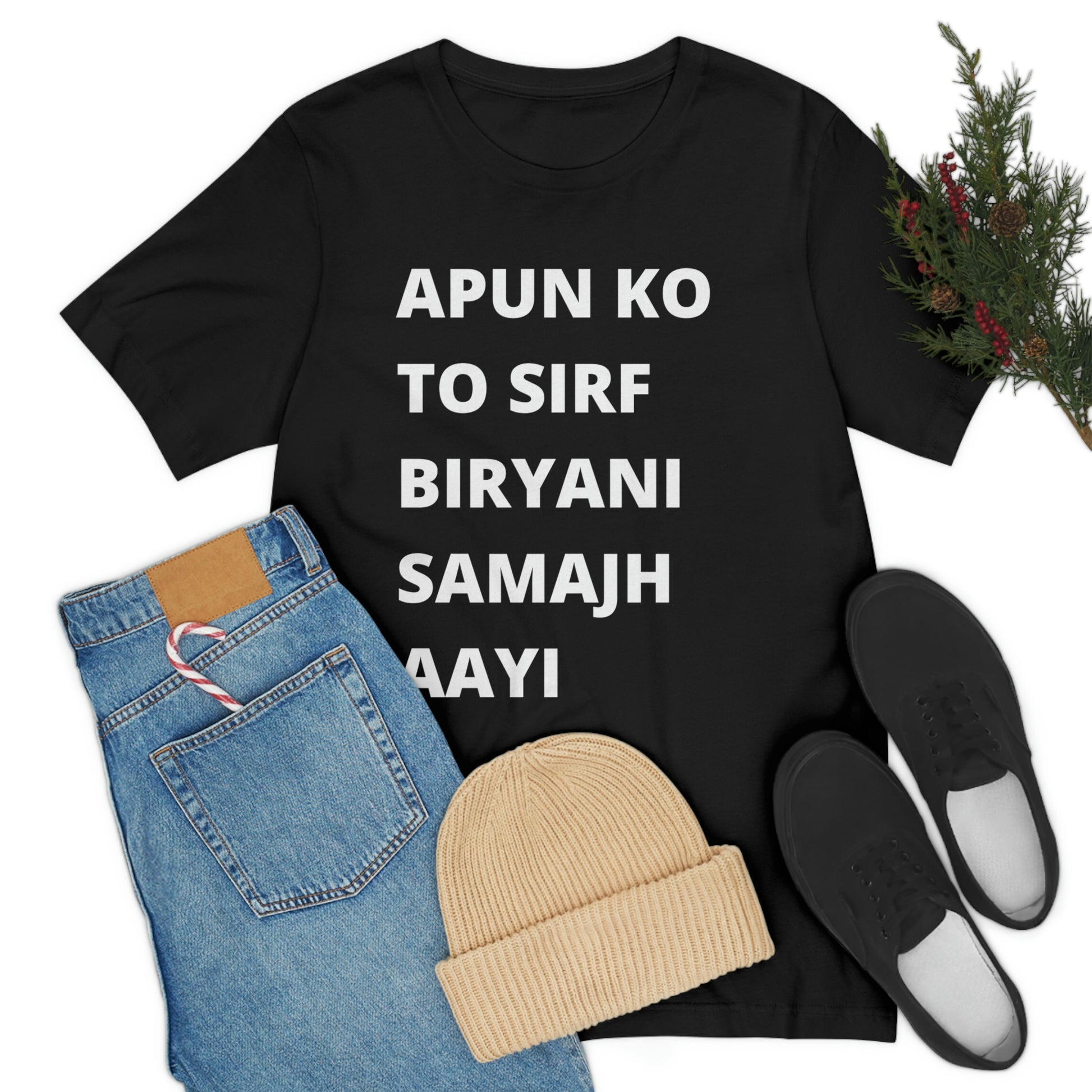 Apun ko to sirf biryani samajh aati hai Unisex Jersey Short Sleeve Tee - Urban Chic