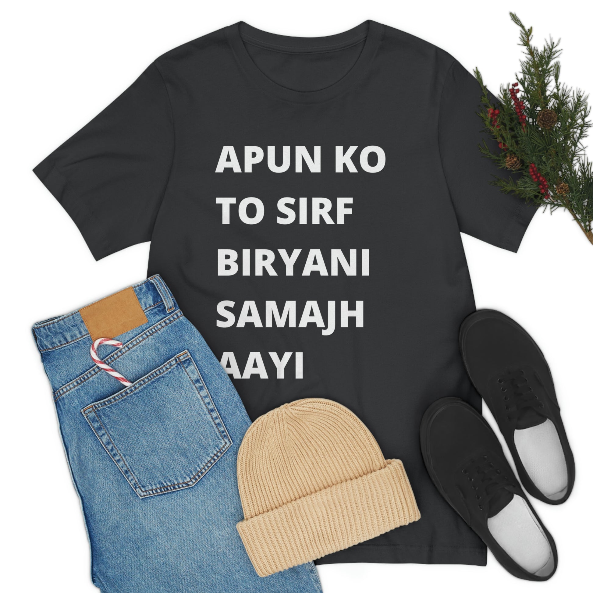 Apun ko to sirf biryani samajh aati hai Unisex Jersey Short Sleeve Tee - Urban Chic