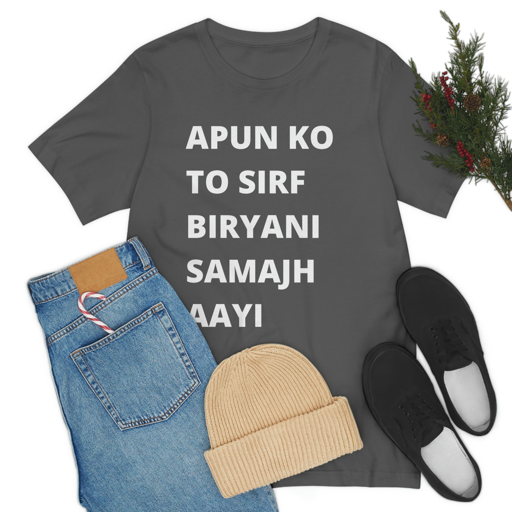 Apun ko to sirf biryani samajh aati hai Unisex Jersey Short Sleeve Tee - Urban Chic