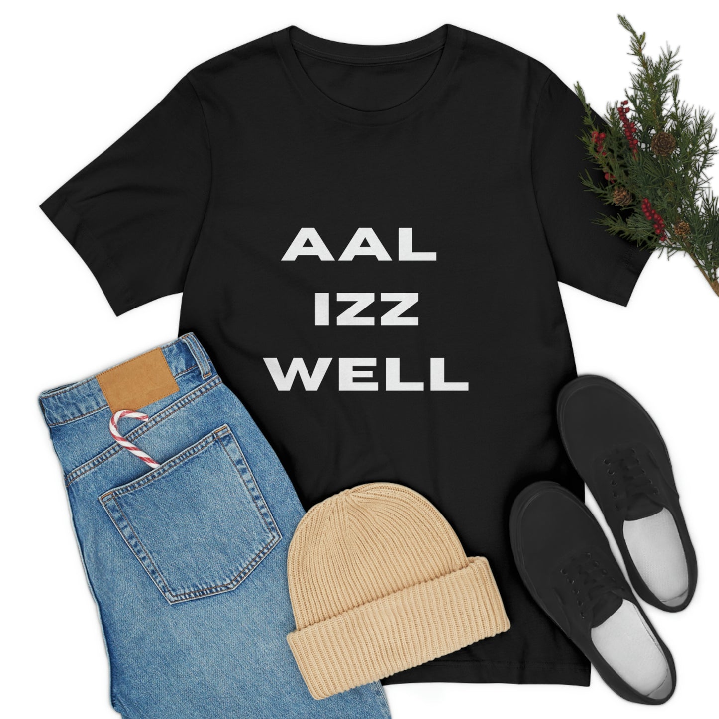 Aal iz well Unisex Jersey Short Sleeve Tee - Urban Chic