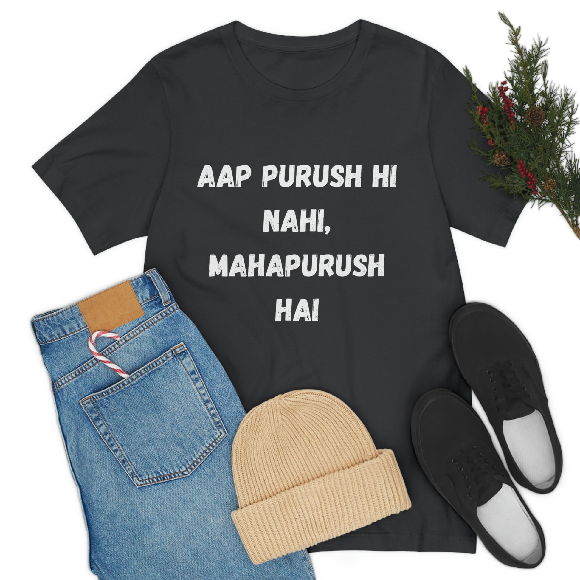 Mahapurush Unisex Jersey Short Sleeve Tee - Urban Chic