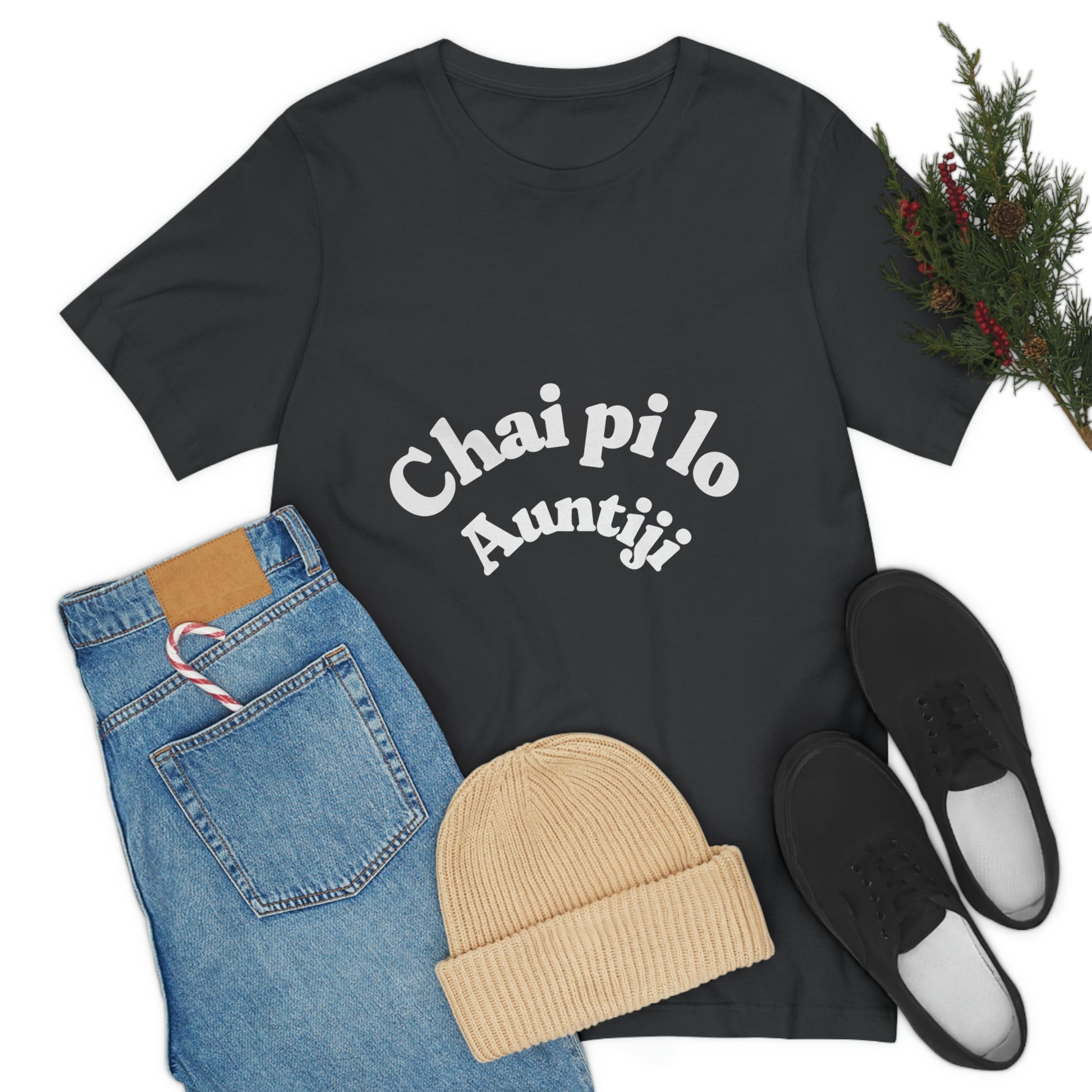 Chai pi lo Auntiji Unisex Jersey Short Sleeve Tee - Urban Chic