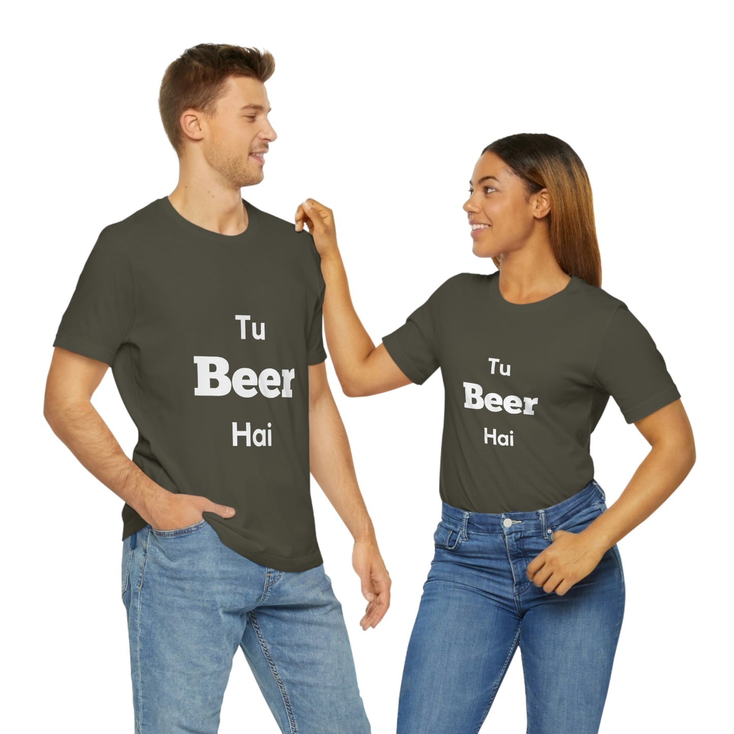 Tu beer hai Unisex Jersey Short Sleeve Tee - Urban Chic