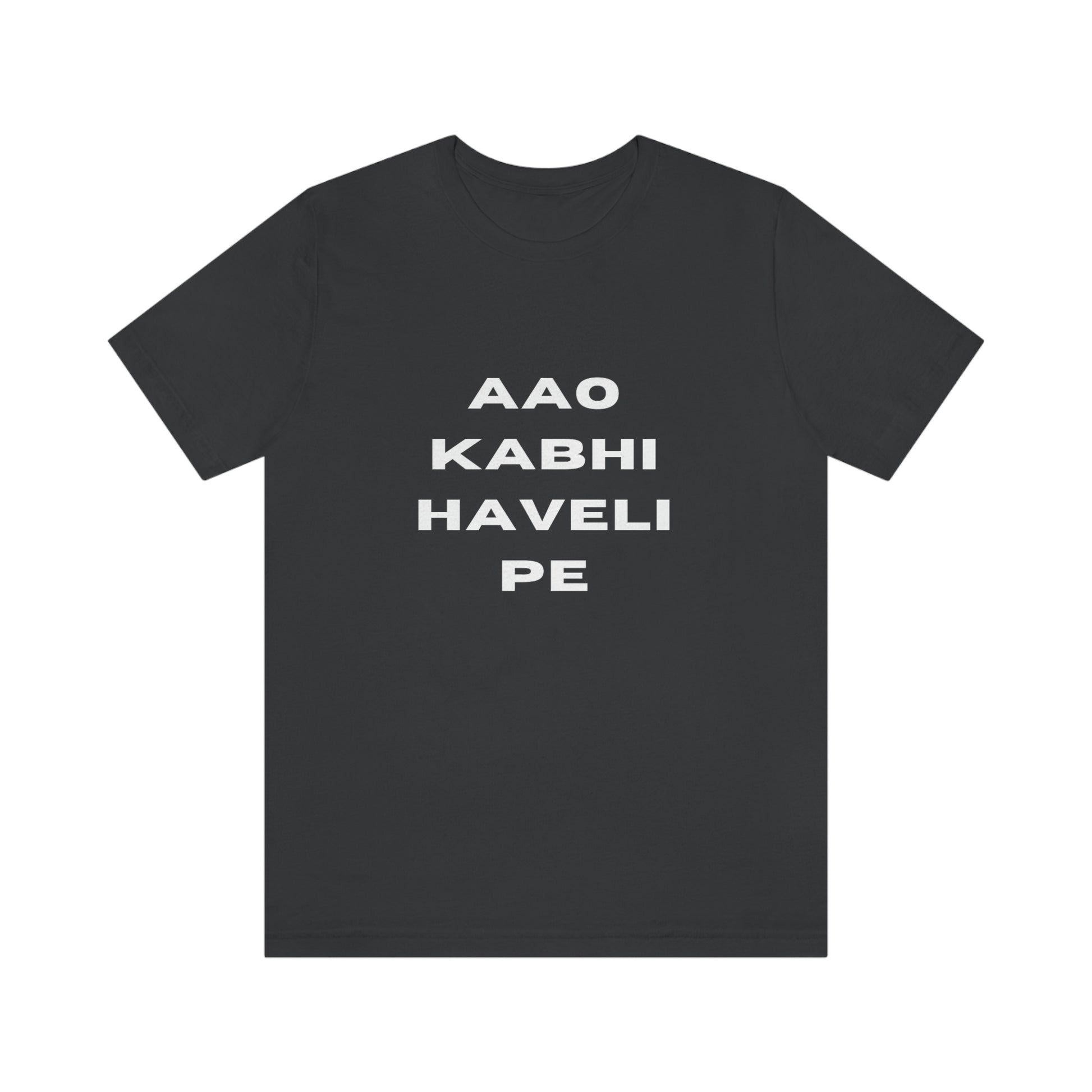 Aao kabhi haveli pe Unisex Jersey Short Sleeve Tee - Urban Chic