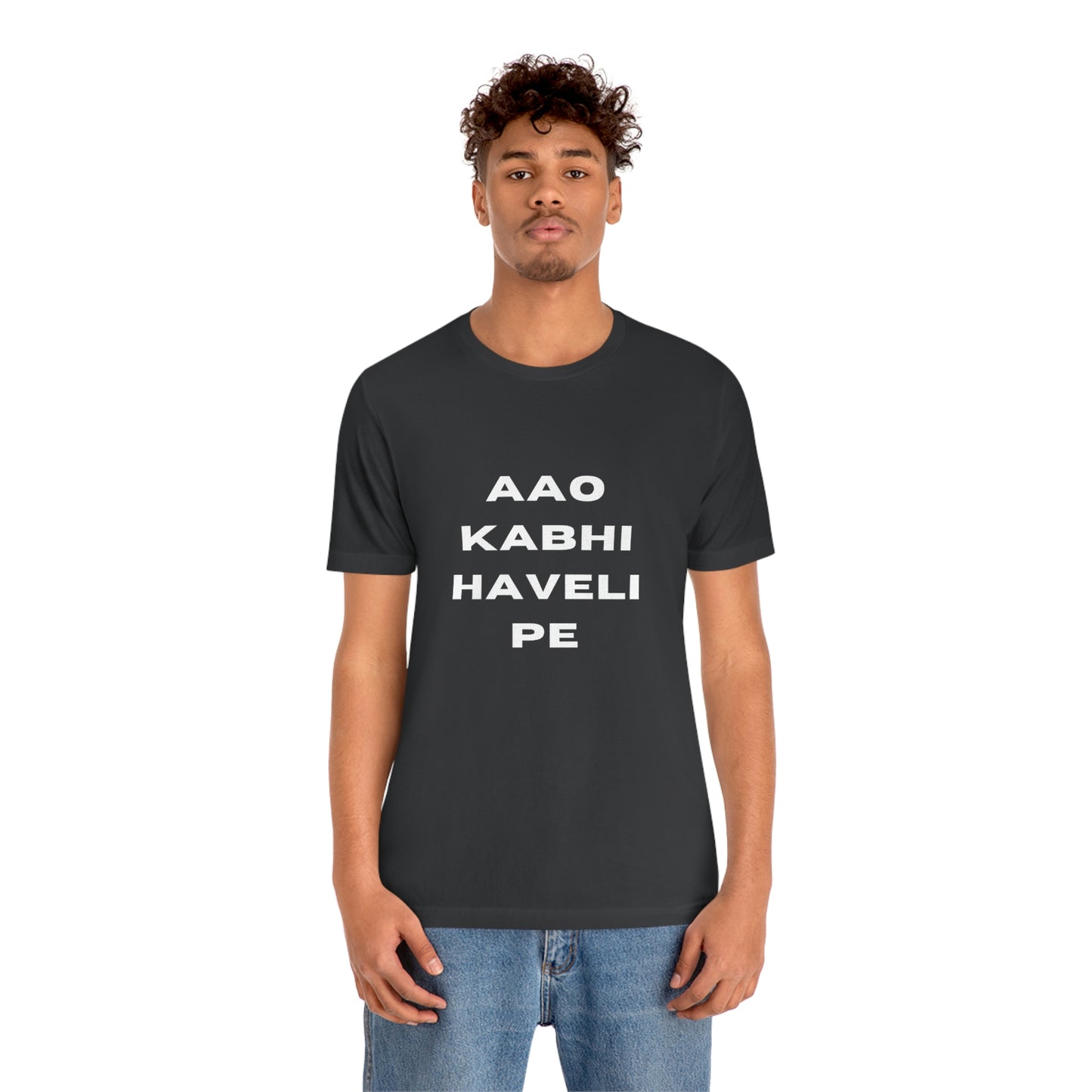 Aao kabhi haveli pe Unisex Jersey Short Sleeve Tee - Urban Chic