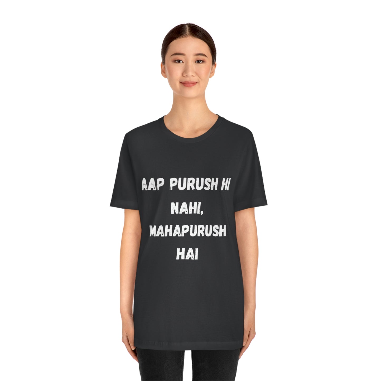 Mahapurush Unisex Jersey Short Sleeve Tee - Urban Chic