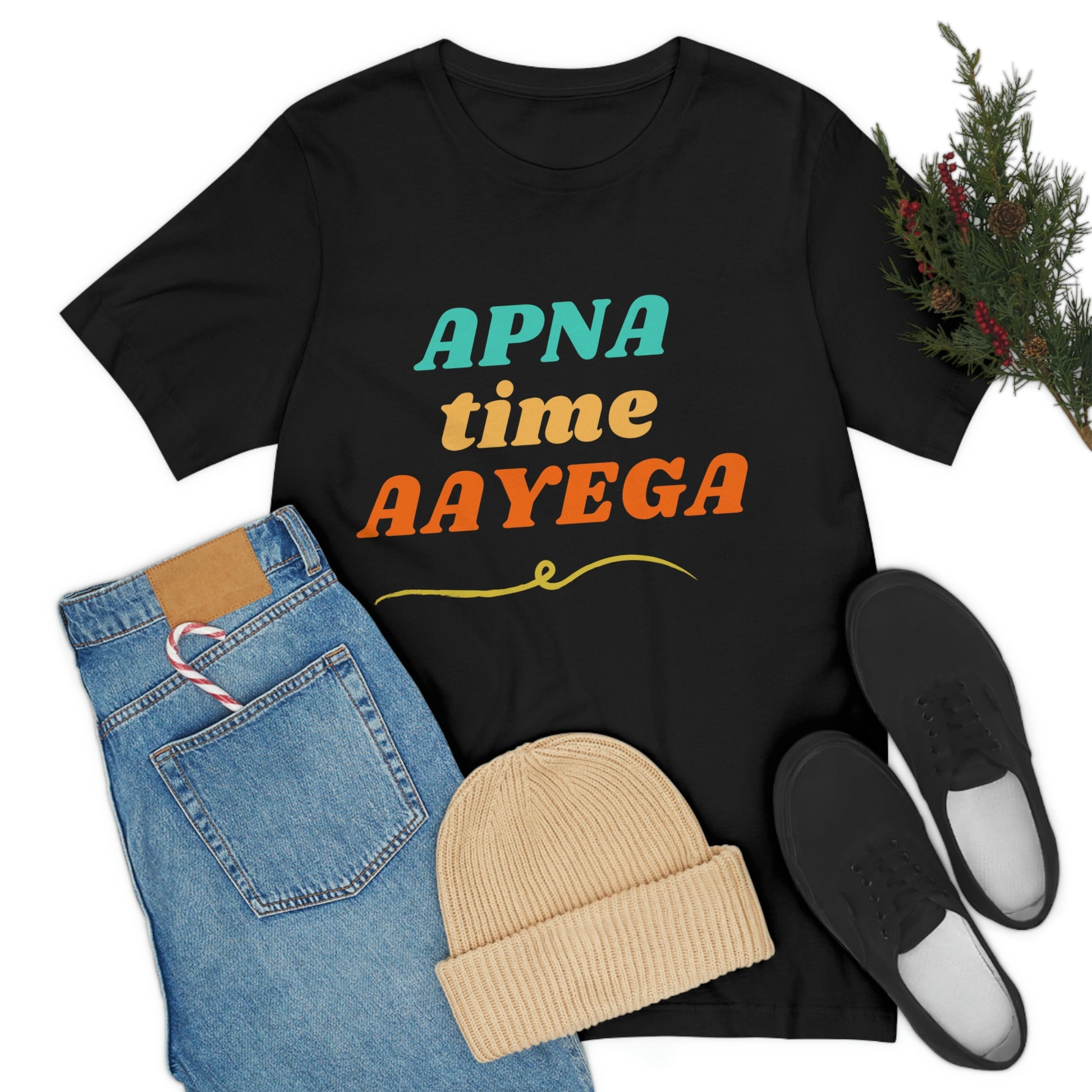 Apna time aayega Unisex Jersey Short Sleeve Tee - Urban Chic