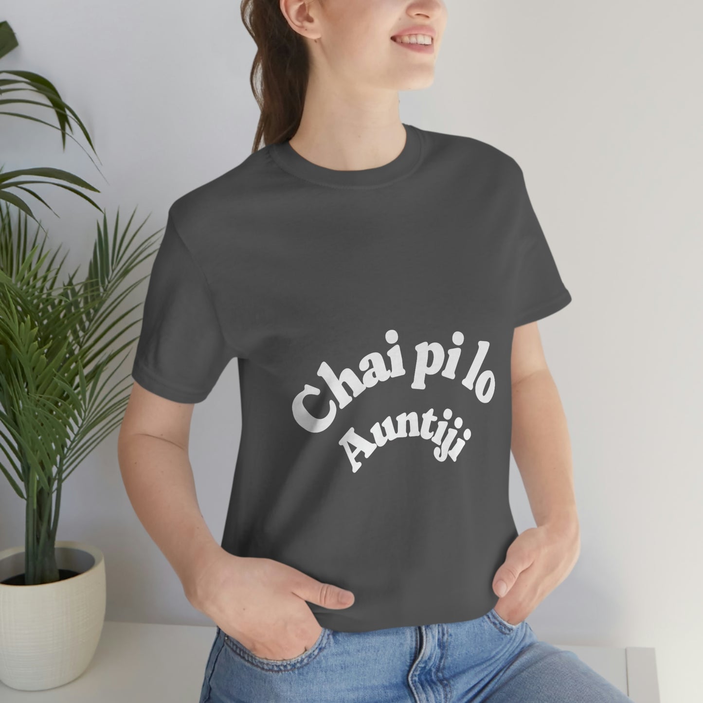 Chai pi lo Auntiji Unisex Jersey Short Sleeve Tee - Urban Chic