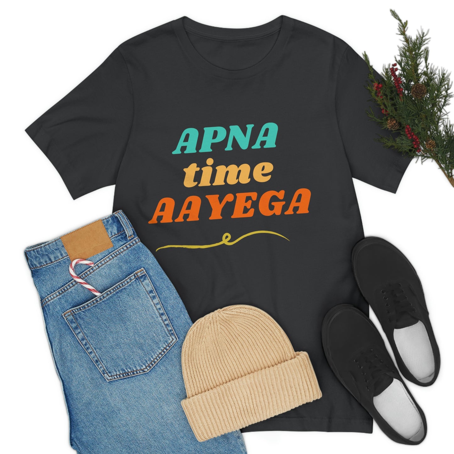 Apna time aayega Unisex Jersey Short Sleeve Tee - Urban Chic