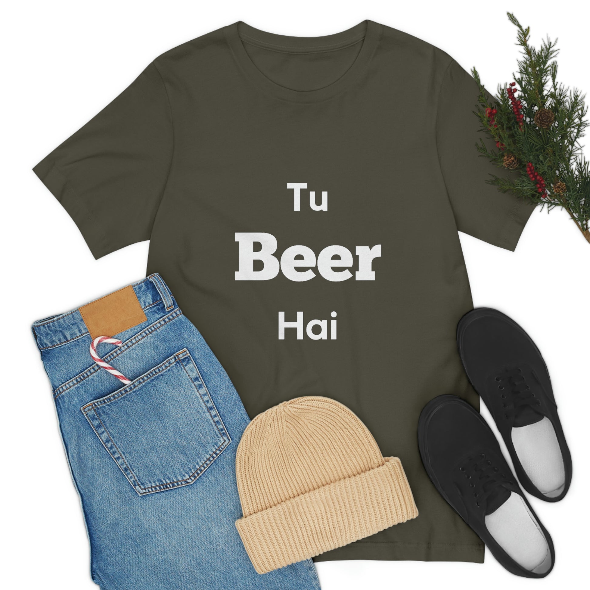 Tu beer hai Unisex Jersey Short Sleeve Tee - Urban Chic