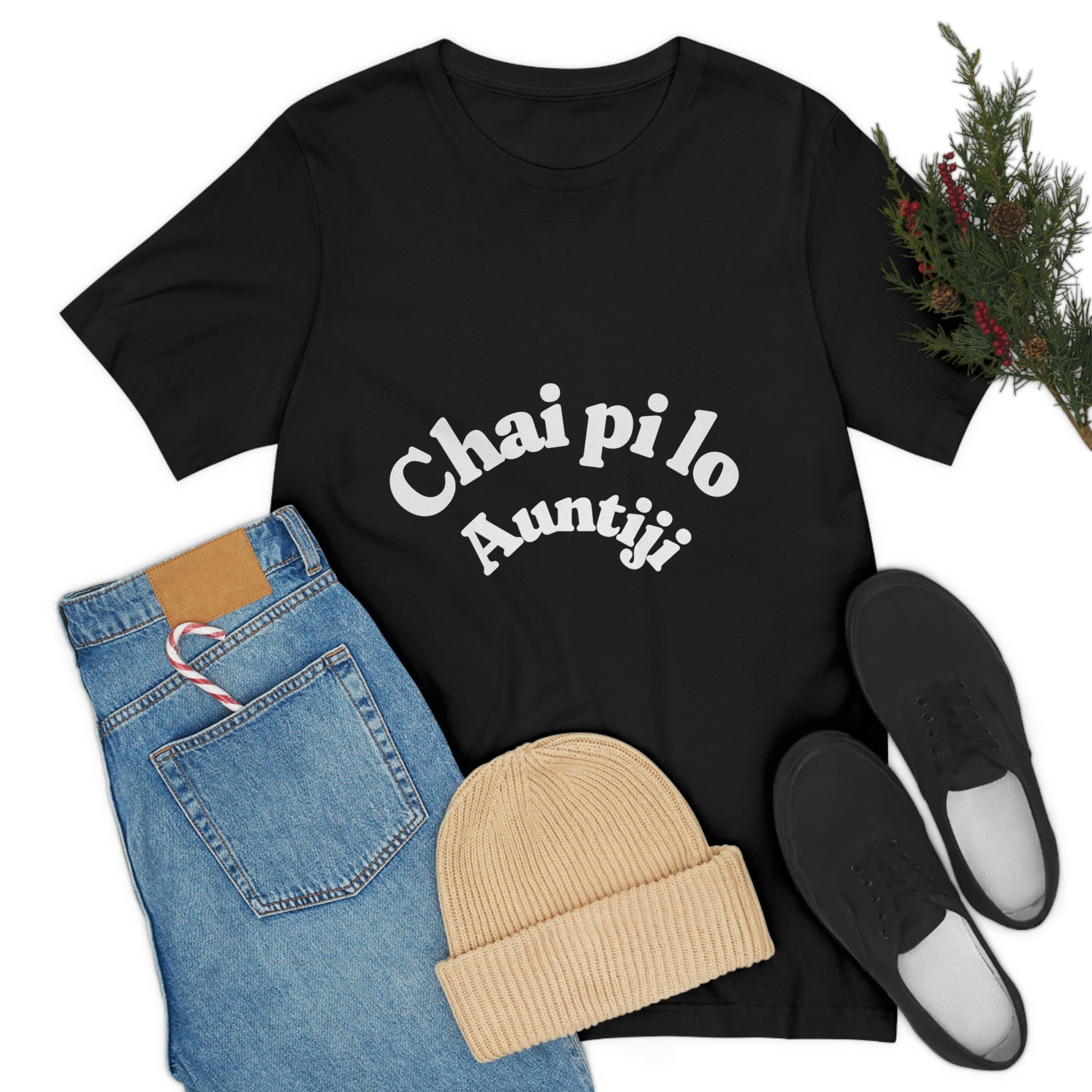 Chai pi lo Auntiji Unisex Jersey Short Sleeve Tee - Urban Chic