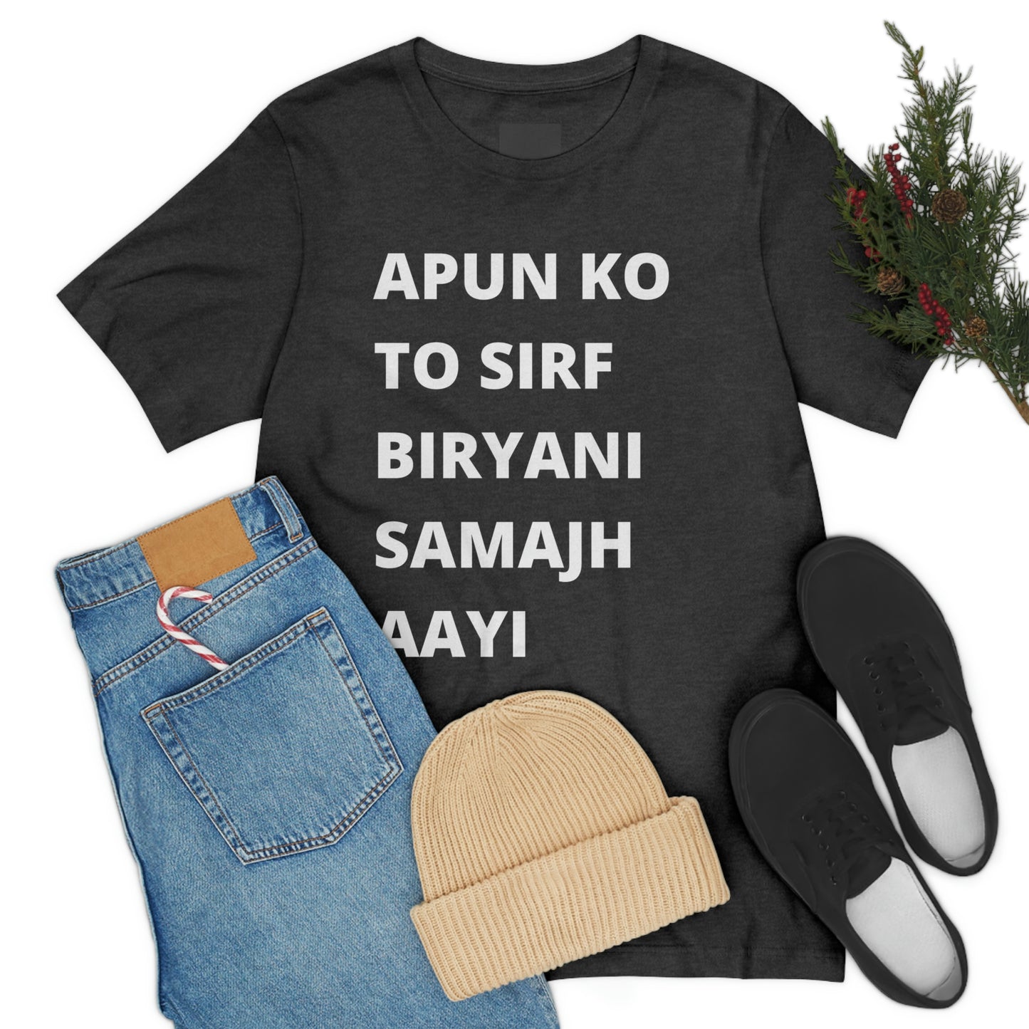 Apun ko to sirf biryani samajh aati hai Unisex Jersey Short Sleeve Tee - Urban Chic