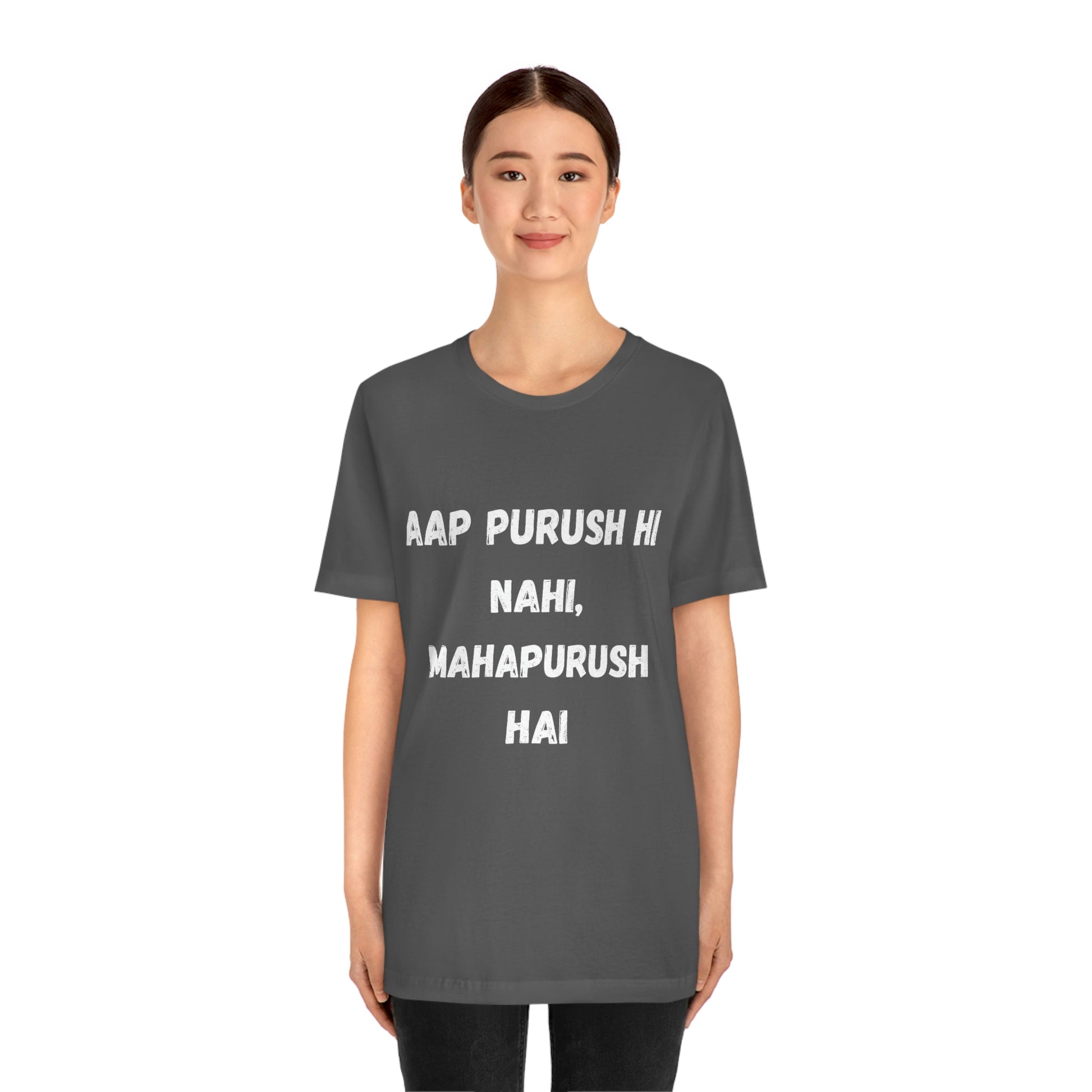 Mahapurush Unisex Jersey Short Sleeve Tee - Urban Chic