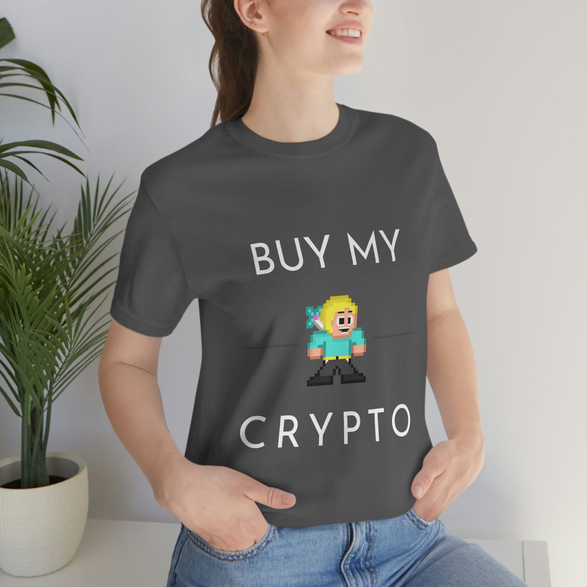 Buy my crypto Unisex Jersey Short Sleeve Tee - Urban Chic