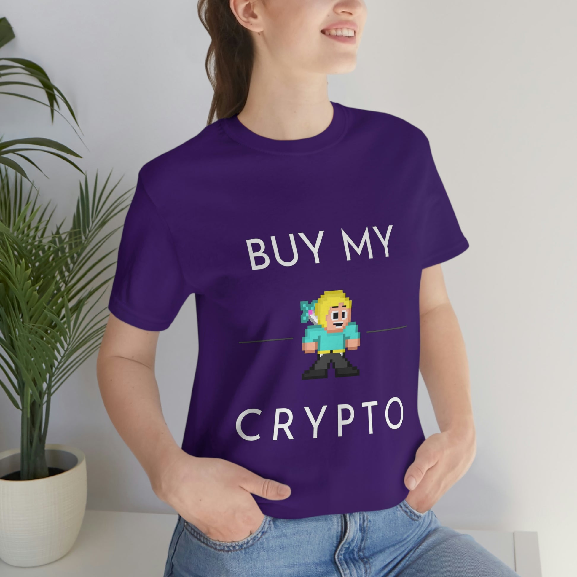 Buy my crypto Unisex Jersey Short Sleeve Tee - Urban Chic