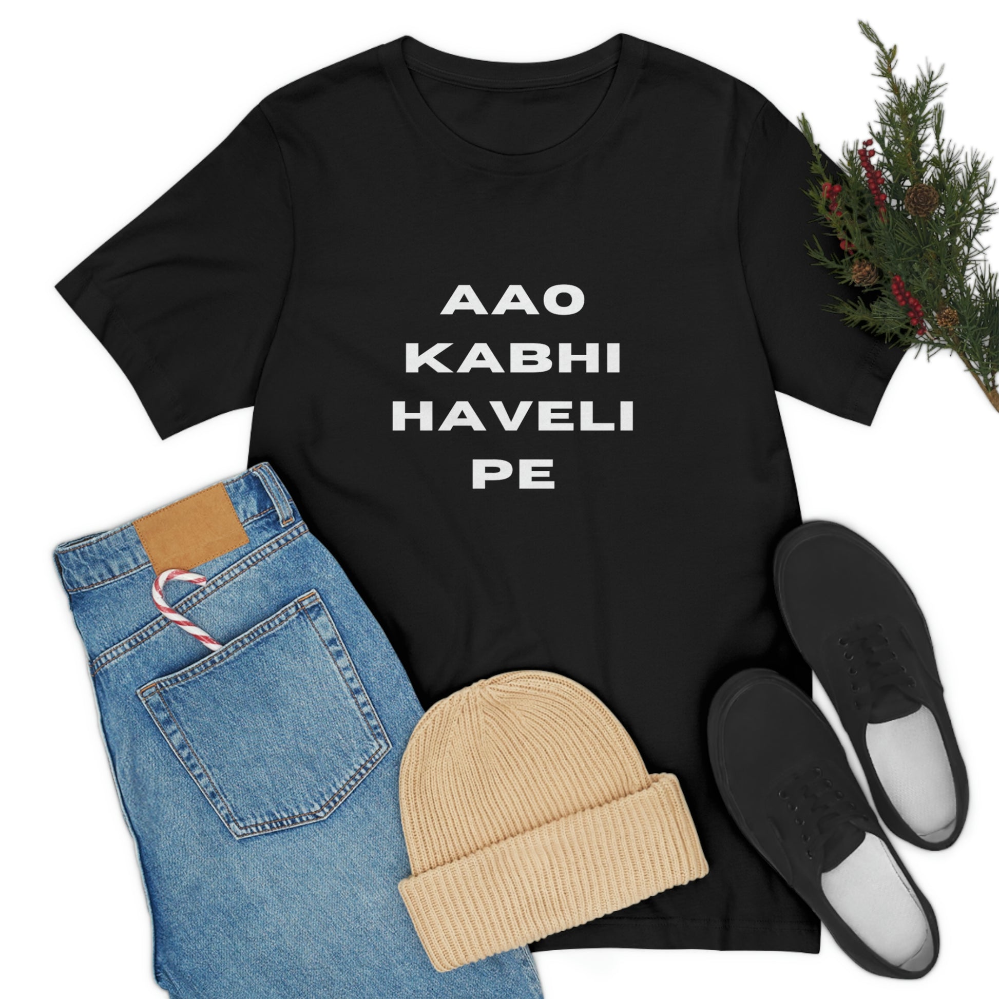 Aao kabhi haveli pe Unisex Jersey Short Sleeve Tee - Urban Chic