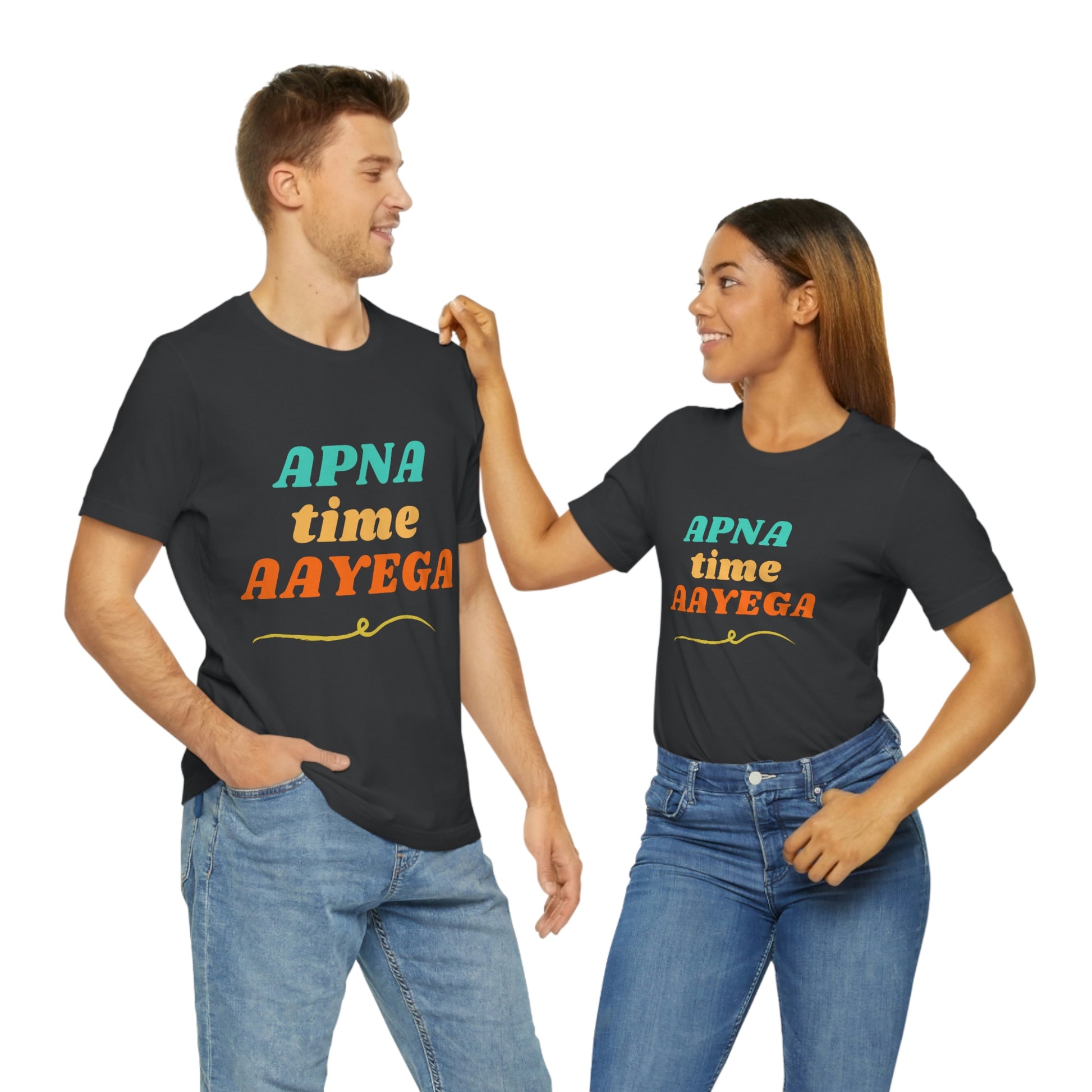 Apna time aayega Unisex Jersey Short Sleeve Tee - Urban Chic